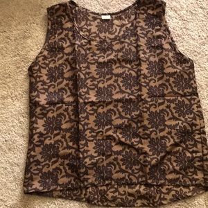 🌺Silk tank/sleeveless top